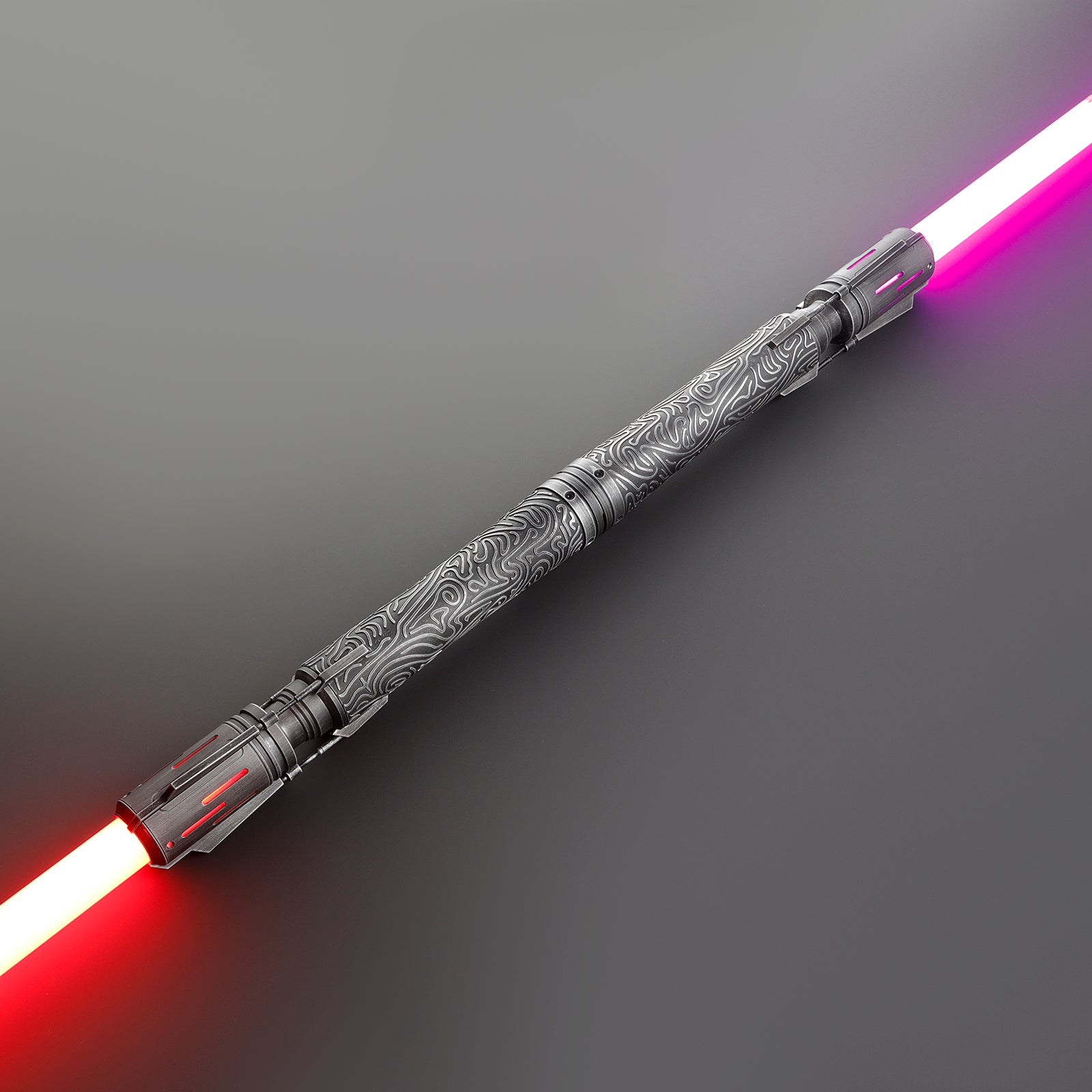 SaberCustom Xenopixel v3 Lightsaber Double Blades Light Saber including 2 handles NO099