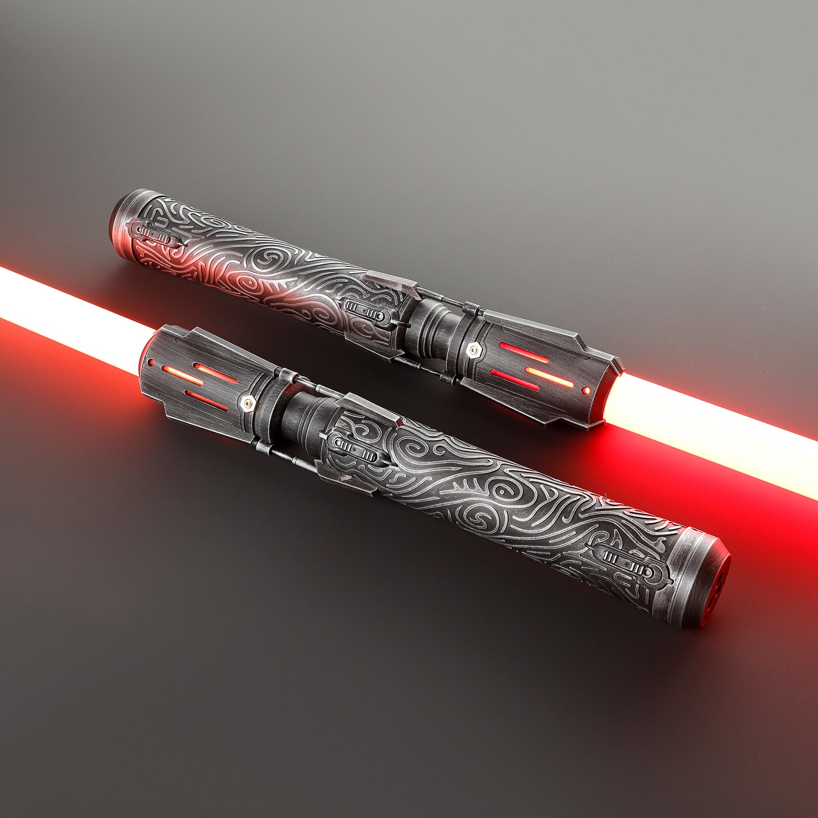 SaberCustom Xenopixel v3 Lightsaber Double Blades Light Saber including 2 handles NO099