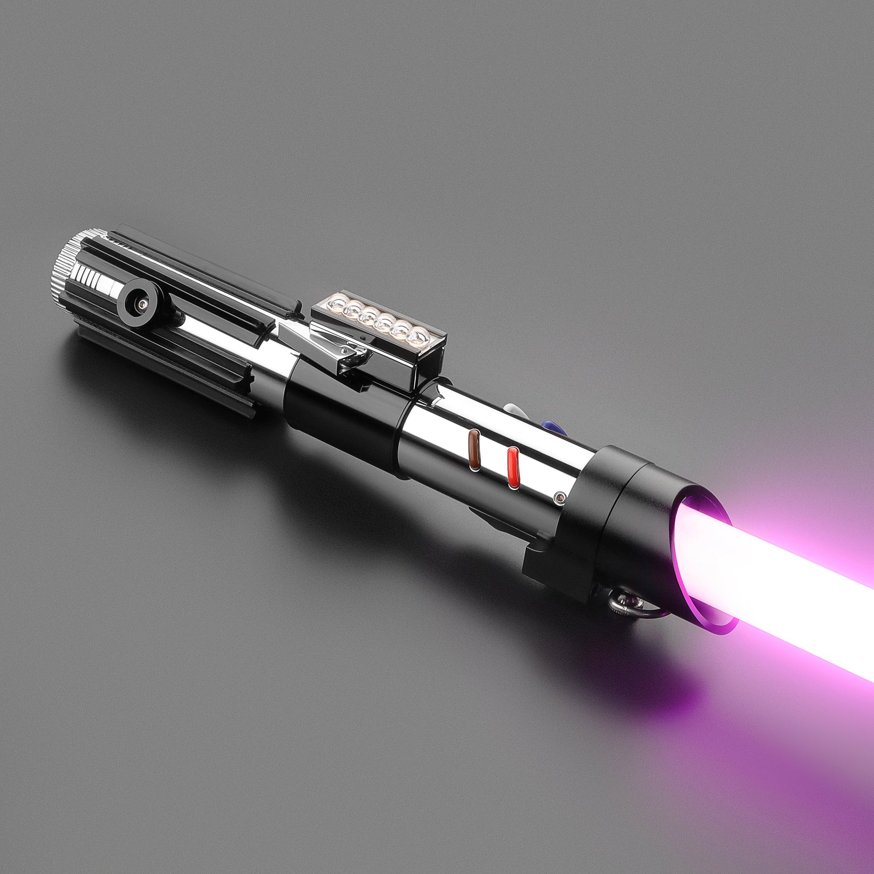 SaberCustom Heavy Dueling Vader lightsaber Infinite Color Changing 16 Sound Fonts Smooth Swing Bluetooth NO075