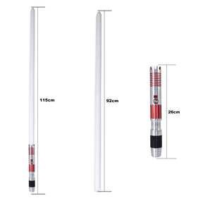 SaberCustom Dueling Bluetooth Lightsaber Neopixel 16 Sound Fonts Infinite Colors Changing HX002