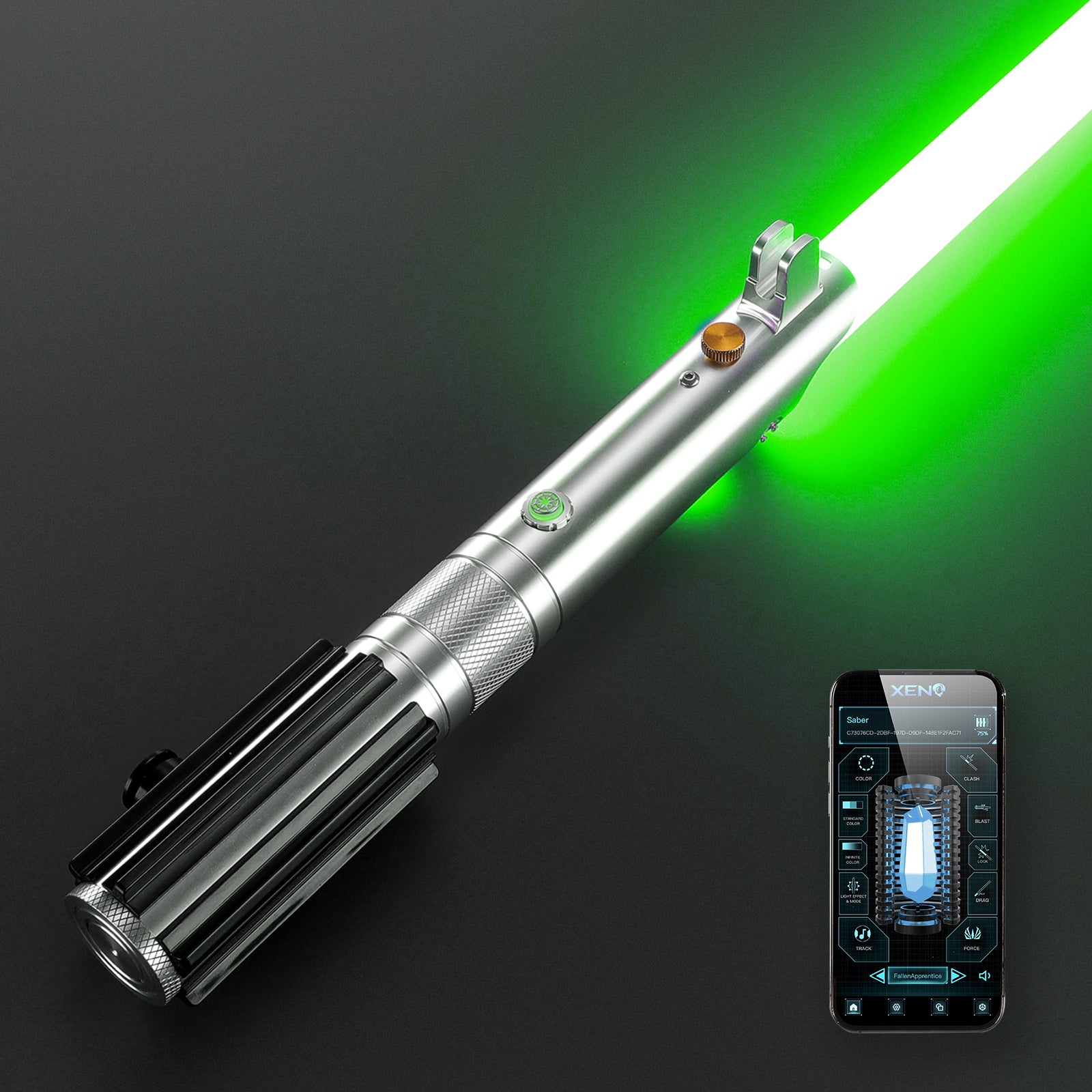 Anakin Luke Skywalker Lightsaber Smooth Swing Motion Control Saber 16 Sound Fonts Color Changing