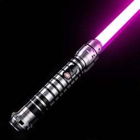SaberCustom Dueling Bluetooth Lightsaber Neopixel 16 Sound Fonts Infinite Colors Changing with Shell HX003