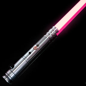 SaberCustom lightsaber 12 sound fonts with convertec wheel to support belt clip infinite color change smooth swing