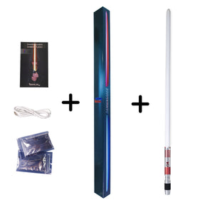 SaberCustom Dueling Bluetooth Lightsaber Neopixel 16 Sound Fonts Infinite Colors Changing HX002