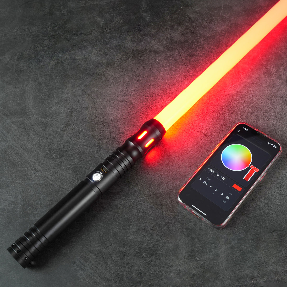SaberCustom Dueling Xenopixel v3 Light Saber Smooth Swing Infinite Colors Changing C006