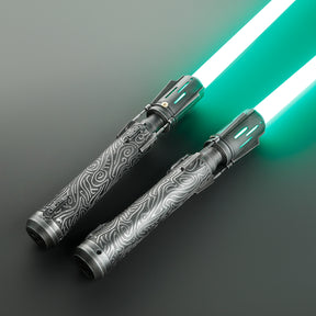 SaberCustom Xenopixel v3 Lightsaber Double Blades Light Saber including 2 handles NO099