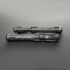 SaberCustom Xenopixel v3 Lightsaber Double Blades Light Saber including 2 handles NO099