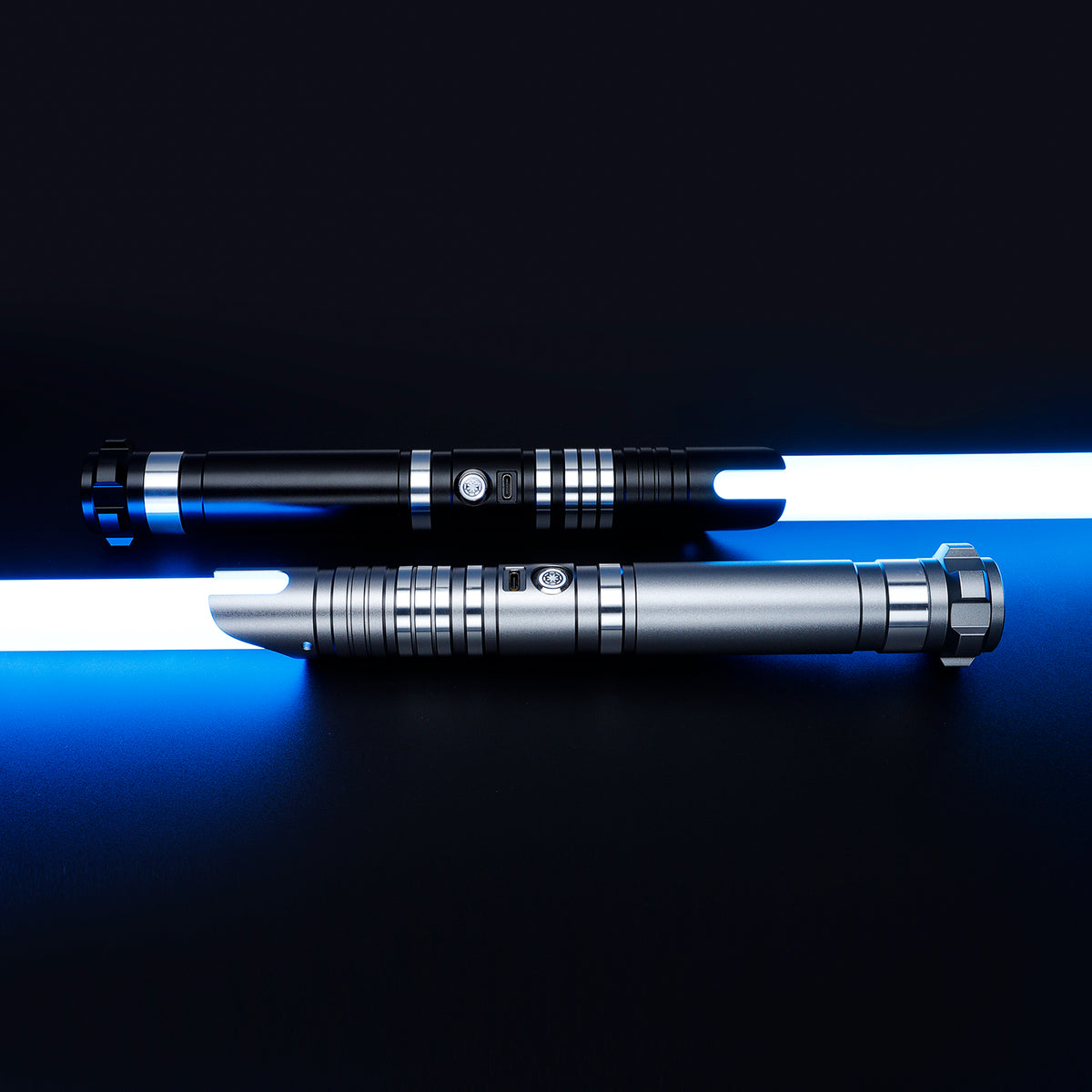 2 x SaberCustom heavy dueling lightsaber fx smooth swing XRGB3.0 infinite color changing 72cm blades C036