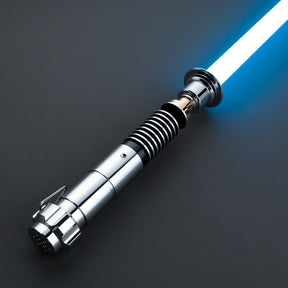 SaberCustom heavy dueling lightsaber neopixel fx smooth swing 12 sound fonts infinite color changing