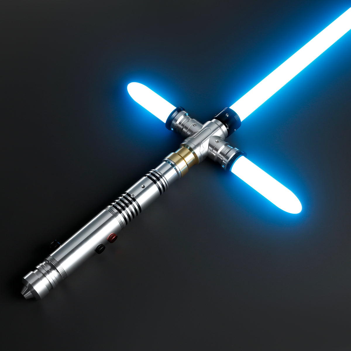 SaberCustom Double Blades Lightsaber 16 Sound Fonts Force Heavy Dueling Sensitive Smooth Swing Xenopixel v3 Proffie Light Saber NO086