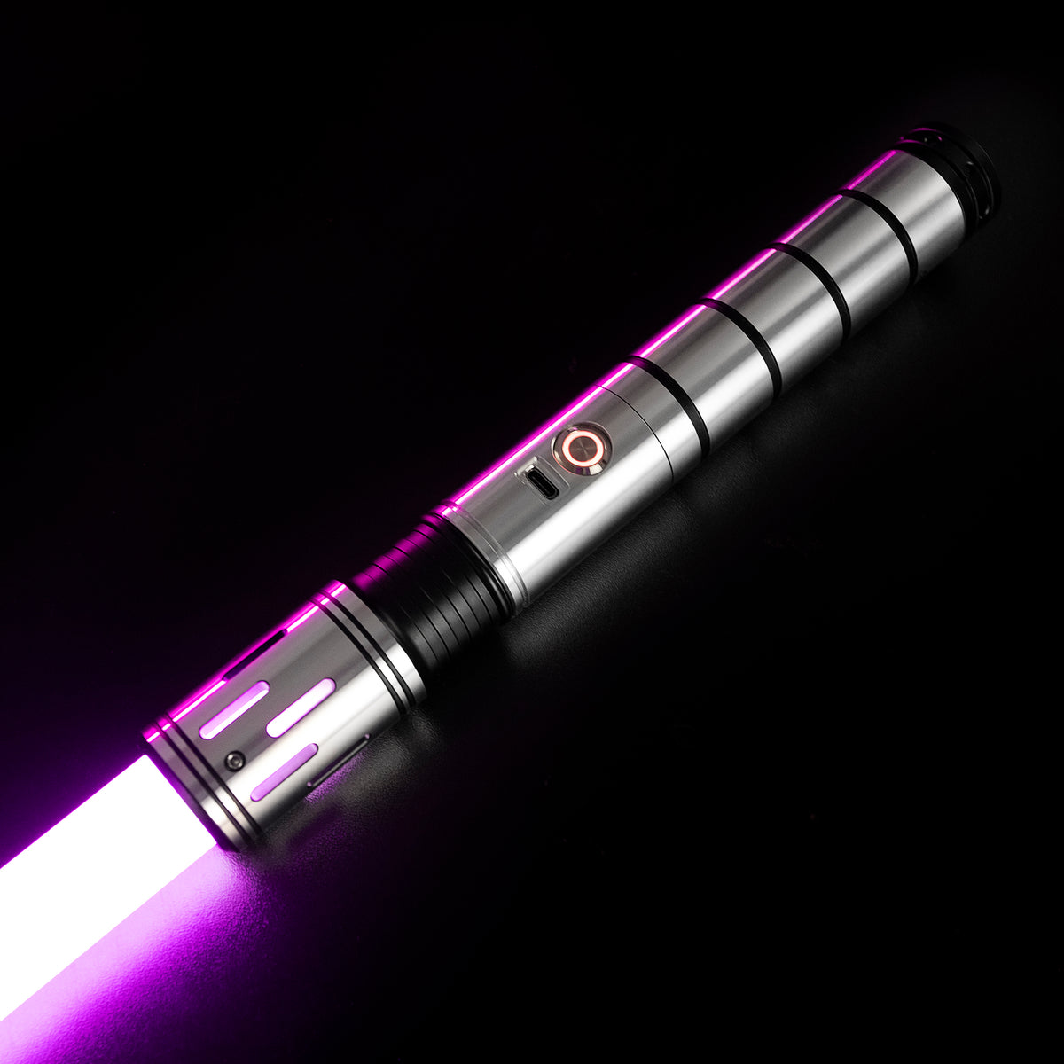 SaberCustom Dueling Bluetooth Lightsaber RGB 16 Sound Fonts Infinite Colors Changing K1