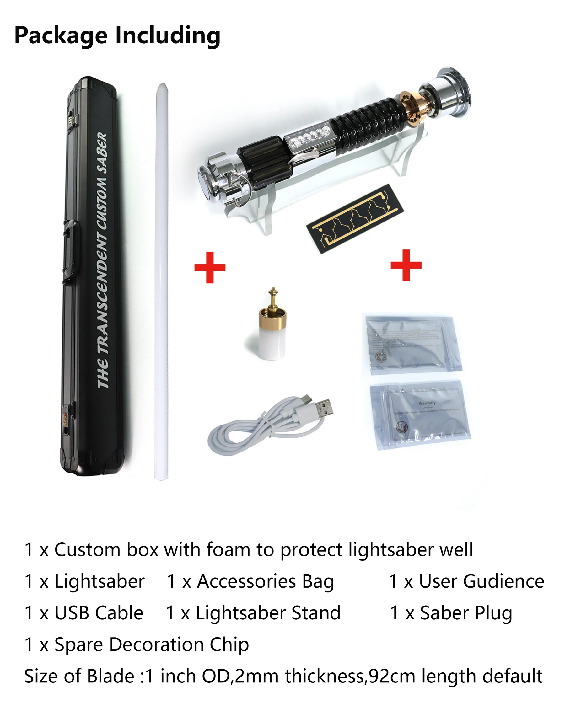 SaberCustom Proffie2.2 neopixel saber Obi-Wan lightsaber NO043