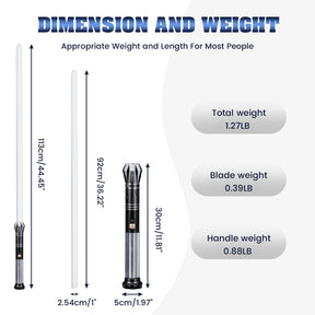 SaberCustom Xenopixel v3 lightsaber Bluetooth Infinite Colors Changing Dueling Light Saber C018