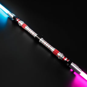 SaberCustom Double Blades Dark ReyXenopixel v3  Lightsaber Force Heavy Dueling Sensitive Smooth Swing