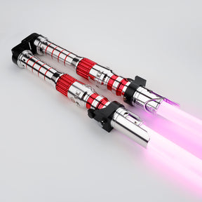 SaberCustom Double Blades Dark ReyXenopixel v3  Lightsaber Force Heavy Dueling Sensitive Smooth Swing