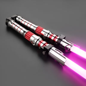 SaberCustom Double Blades Dark ReyXenopixel v3  Lightsaber Force Heavy Dueling Sensitive Smooth Swing