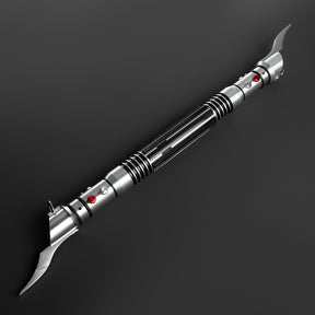 SaberCustom Double Blades Darth Maul Xenopixel v3 Lightsaber Collection and Display Infinite Colors Changing NO081